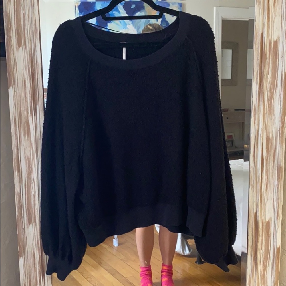 Free people black sweater